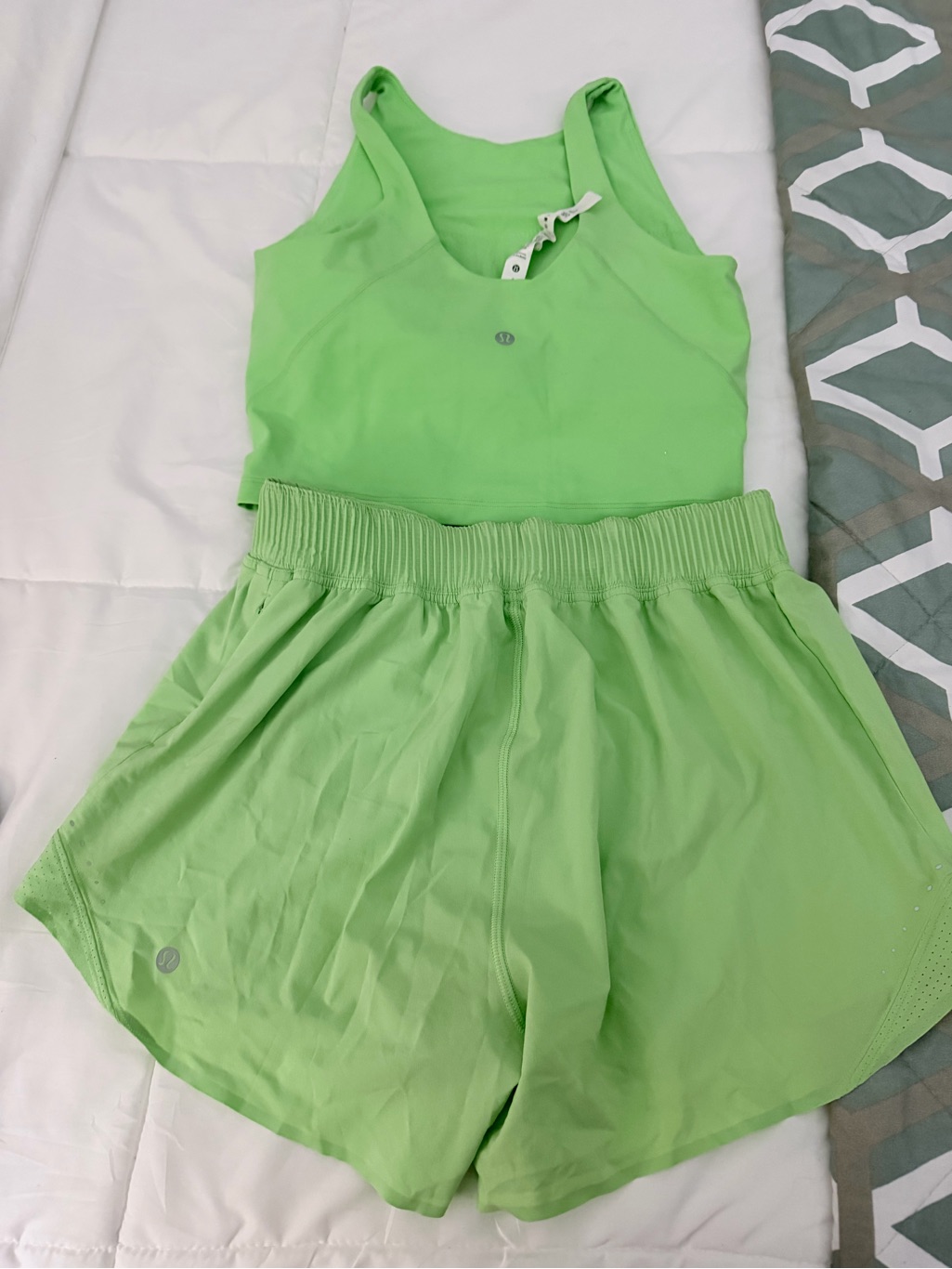 Matching Set Lululemon Athletica ' Bright Lime Green